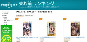 アマゾンのアダルト小説部門で１位になったそうですｗ